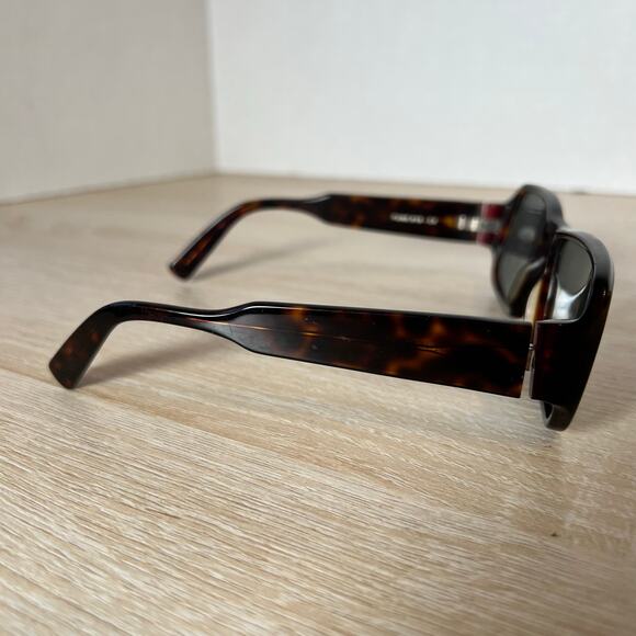 RARE! Jean Lafont Paris Funk 619 Sunglasses FRAMES ONLY Tortoise Shell France main image 8